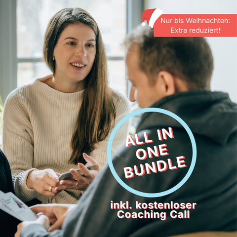 All in One Bundle: Karten + Reflexionsbuch Hard & Digital Copy + kostenloser Coaching Call